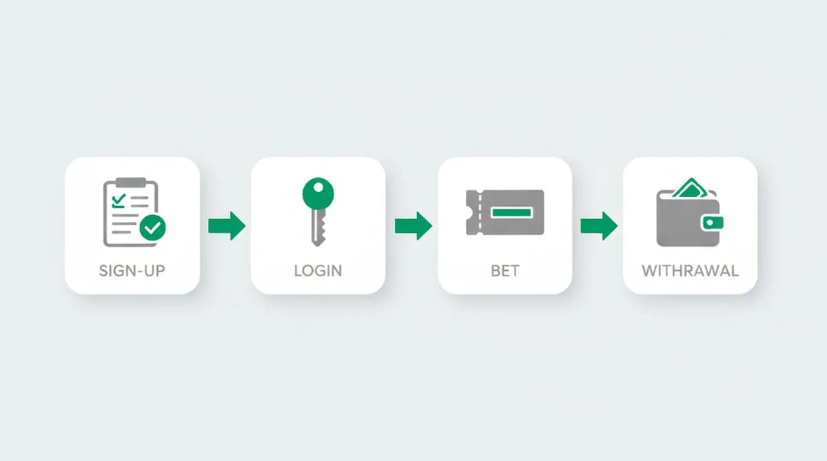 Four checkpoints for betting bot detection: sign-up, login, bet placement, and withdrawal