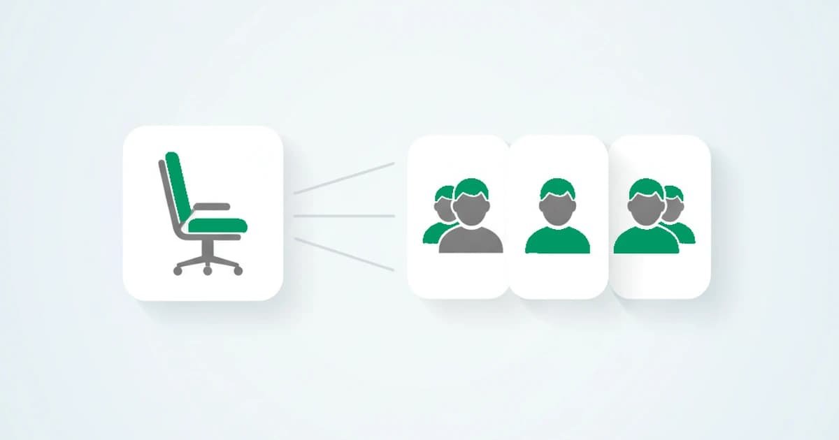 Seat sharing in SaaS: one paid seat used by a whole team, revealed by counting the distinct devices behind a single login