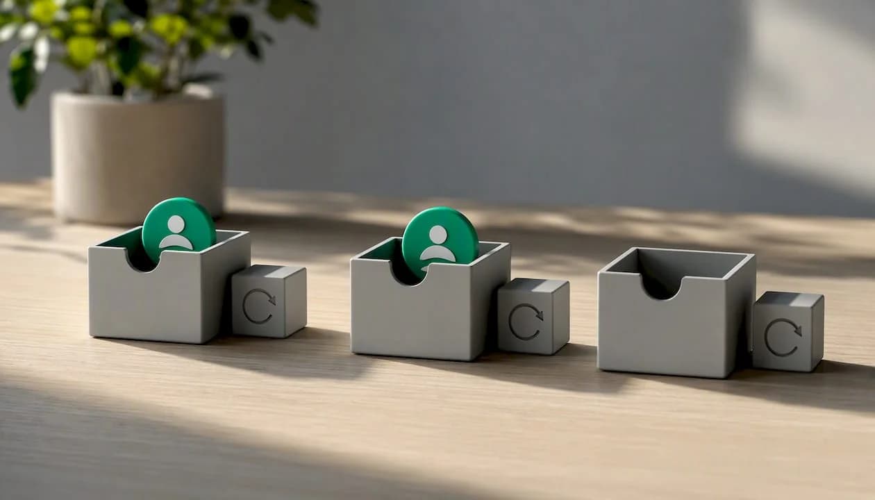 Three platform storage paths with identity tokens