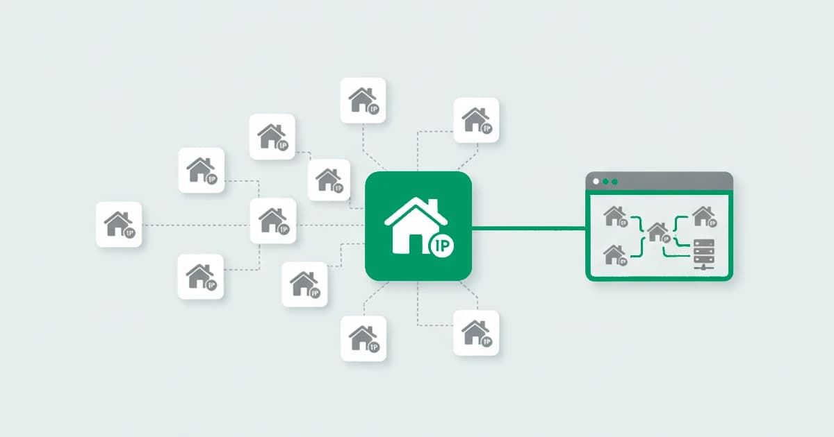 Many masked connections route through one intermediary node before reaching a website, hiding their real origin