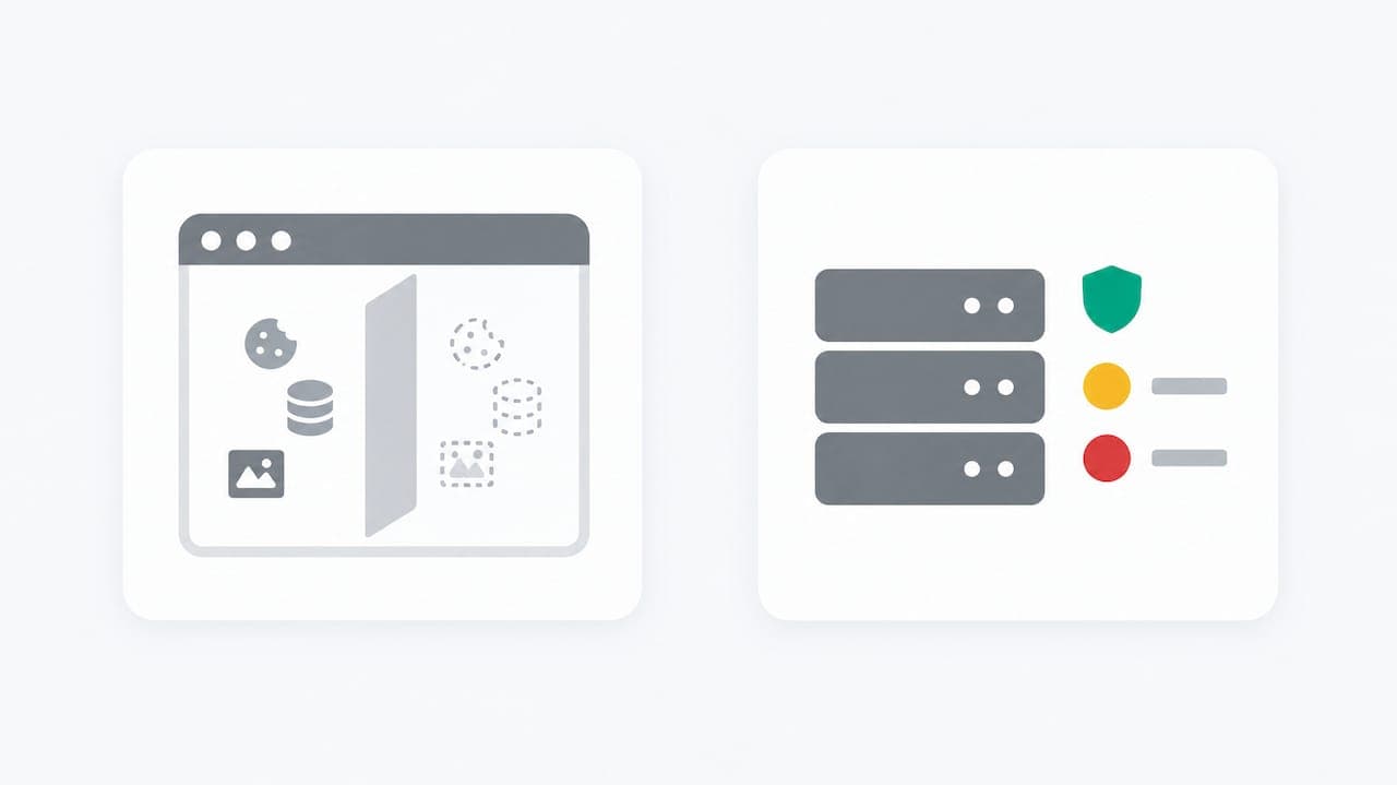 Incognito session and server signals separated