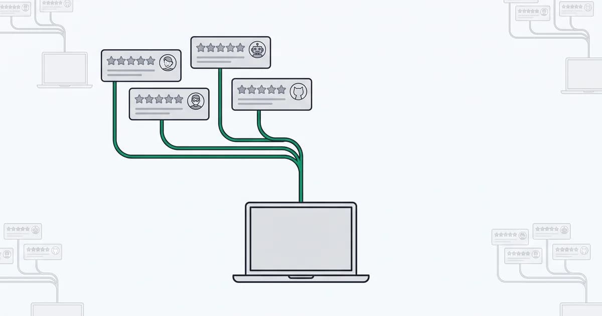 Fake review detection: many review-posting accounts under different names all tracing back to one shared device behind a review ring
