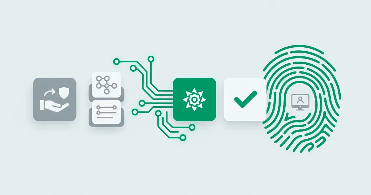 TLS fingerprinting: a client's TLS handshake, its cipher suites and extensions, condensed into a JA3 or JA4 hash that identifies the software behind the connection