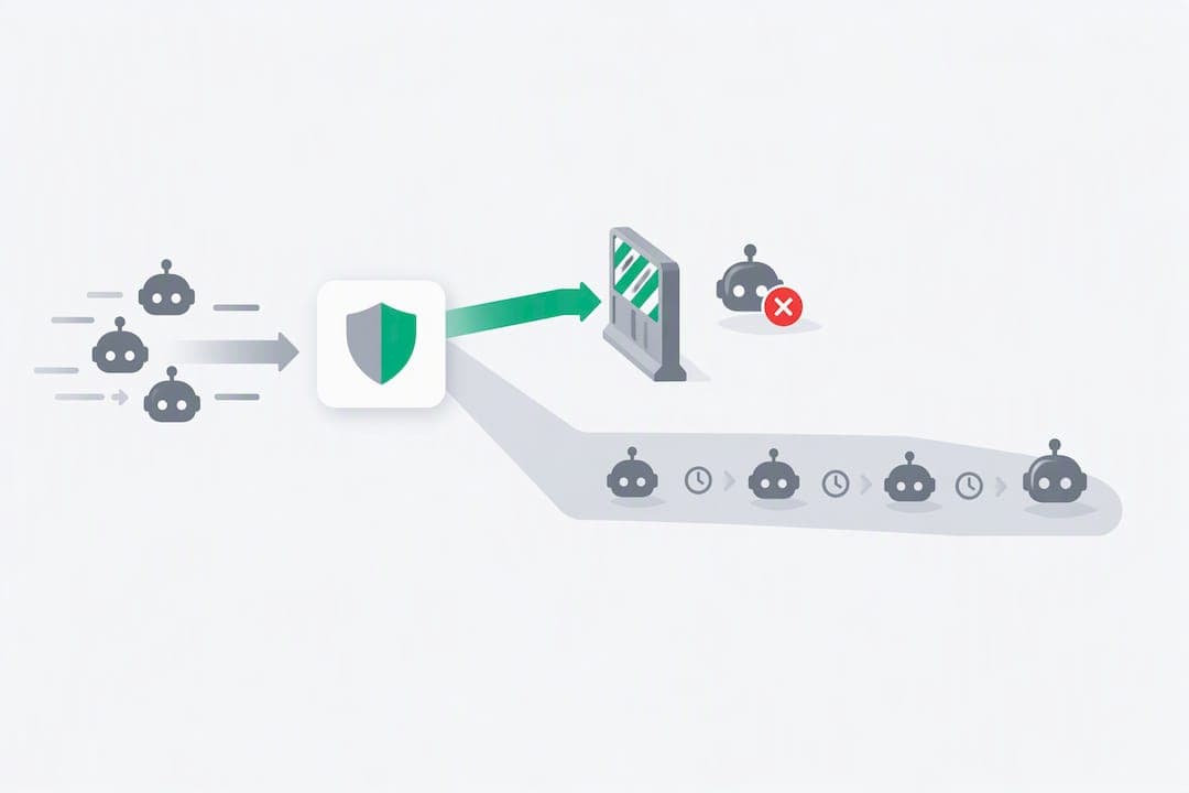 Layered paths for blocking and slowing bots