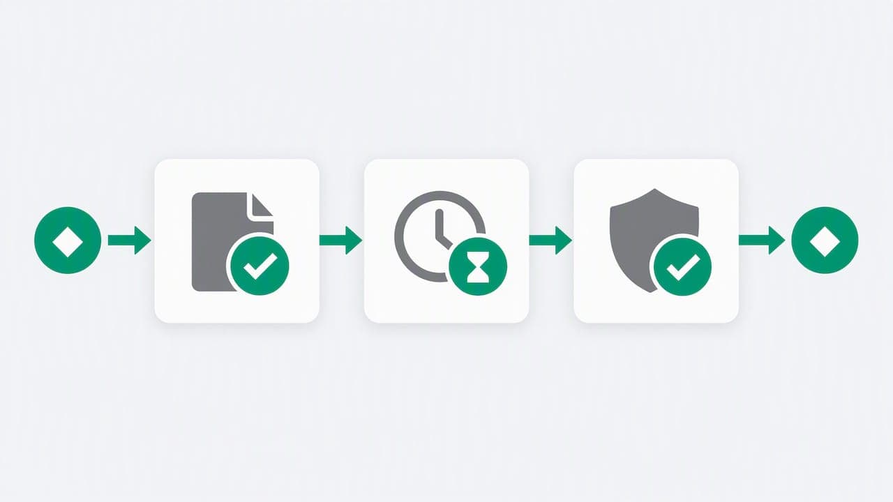 Request token passing layered server checks