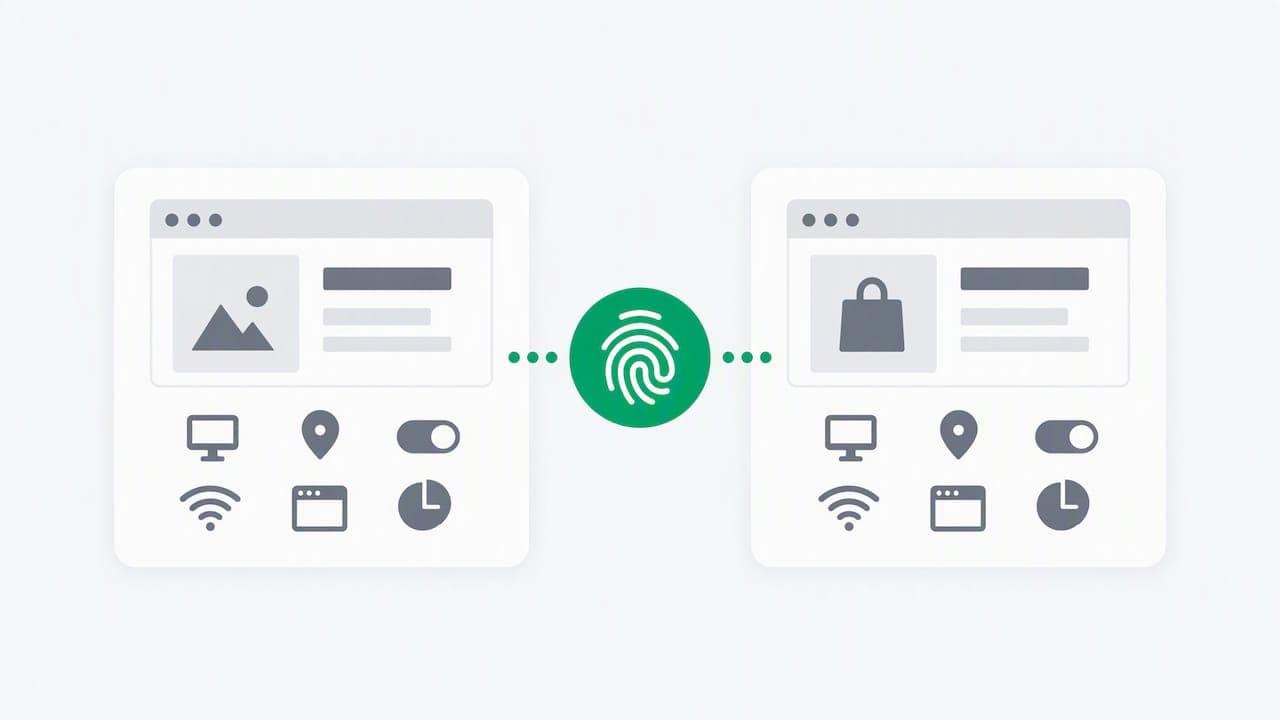 Web Device Binding: Coarse Fingerprints Link Visits for Fraud Teams